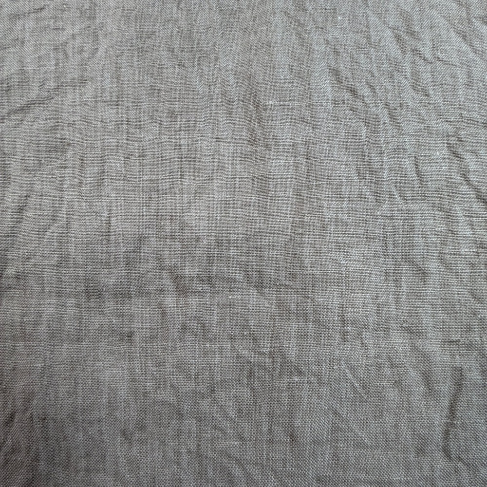 Halston Womens Large Oatmeal Beige 100% Linen Wide Leg Crop Size L - Picture 7 of 15